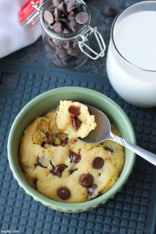 Eggless Mug Cookie | made w/ Imgflip meme maker