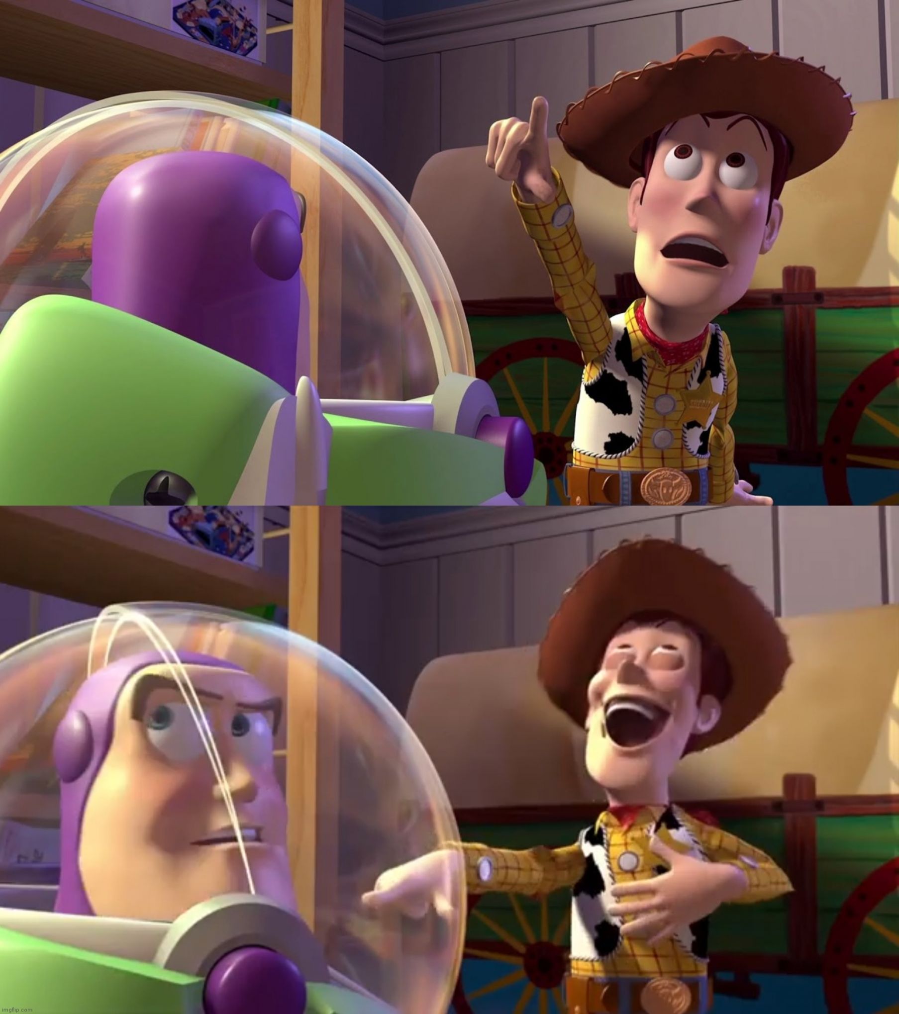 Toy Story funny scene Blank Meme Template
