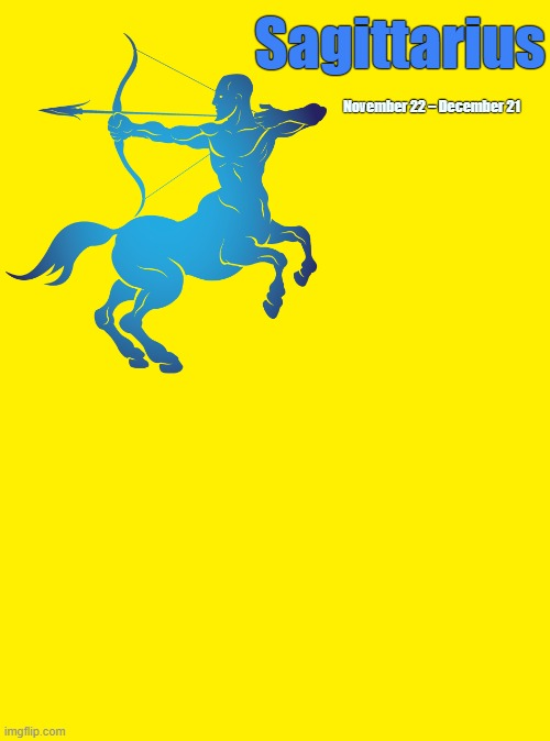 Sagittarius Template Blank Meme Template