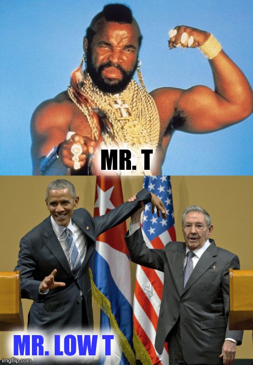 MR. T MR. LOW T | made w/ Imgflip meme maker