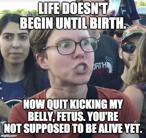 Abortion is murder! | image tagged in funny,memes,politics,triggered feminist | made w/ Imgflip meme maker