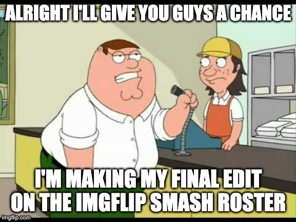 If you want to submit an OC, go ahead | made w/ Imgflip meme maker