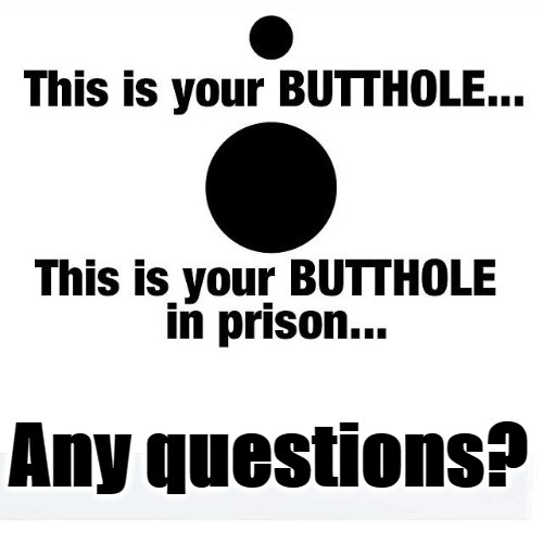 This is your BUTTHOLE in prison | image tagged in butthole,prison,thug life,saggythugpants,antifa,bad boys | made w/ Imgflip meme maker