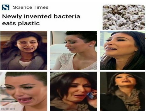 image tagged in plastic surgery,bacteria,kim kardashian,crying | made w/ Imgflip meme maker
