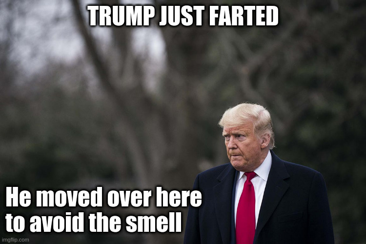 Trump Farted | TRUMP JUST FARTED; He moved over here
to avoid the smell | image tagged in donald trump approves,farting,farts,fart,farted | made w/ Imgflip meme maker