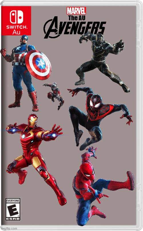 The all new avengers! | The AU | image tagged in switch au template,avengers,marvel,marvel comics | made w/ Imgflip meme maker