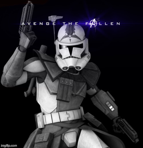 Avenge Fives | image tagged in clone trooper | made w/ Imgflip meme maker