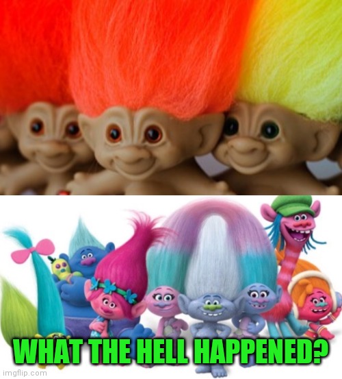 WHAT THE HELL HAPPENED? | image tagged in treasure trolls | made w/ Imgflip meme maker