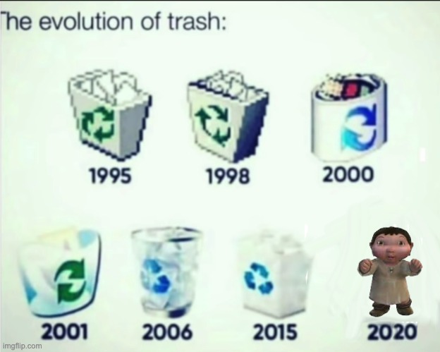 Trash Evolution Reddit Good Tiktok Bad Know Your Meme
