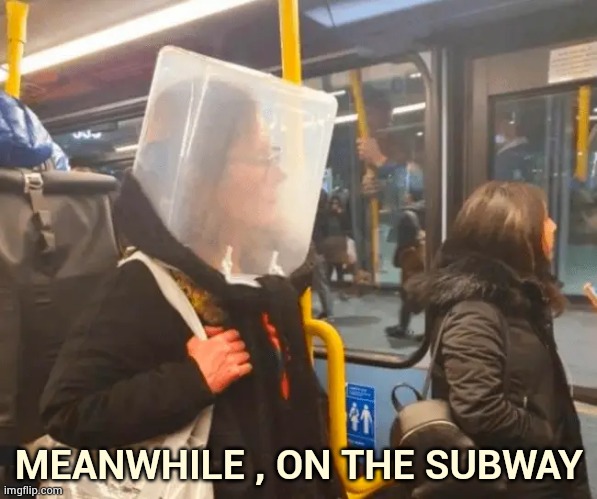 MEANWHILE , ON THE SUBWAY | made w/ Imgflip meme maker