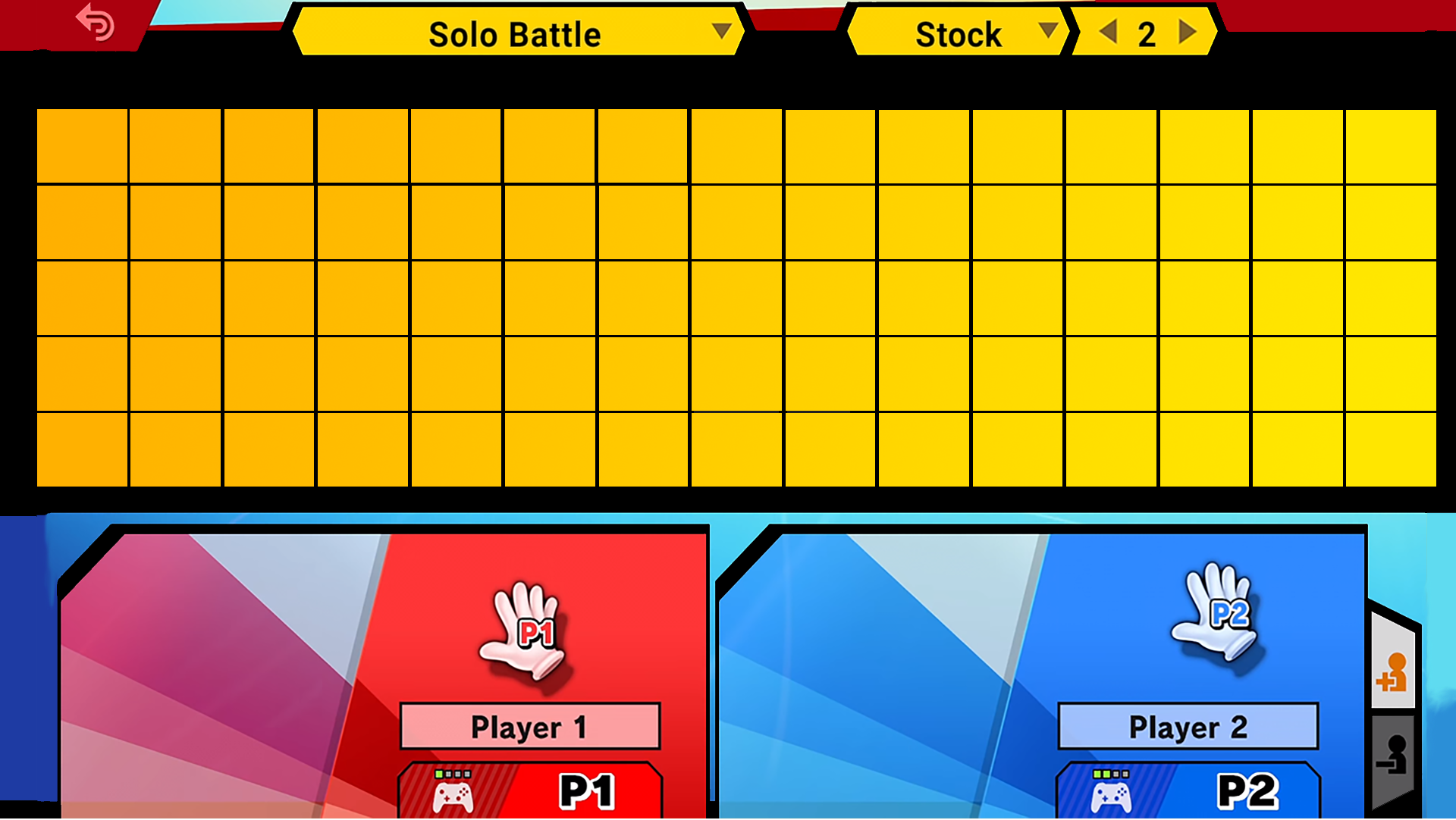 Super Smash Brothers Character Select Screen Blank Template Imgflip