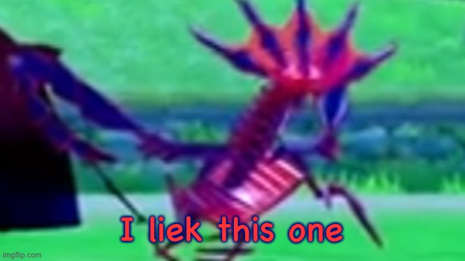 Looking eternatus | I liek this one | image tagged in looking eternatus | made w/ Imgflip meme maker