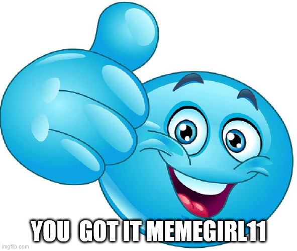YOU  GOT IT MEMEGIRL11 | made w/ Imgflip meme maker