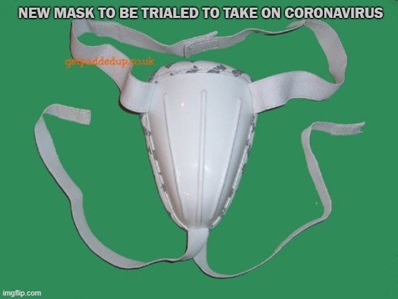 Coronavirus | NEW MASK TO BE TRIALED TO TAKE ON CORONAVIRUS | image tagged in cricket box,coronavirus,mask | made w/ Imgflip meme maker