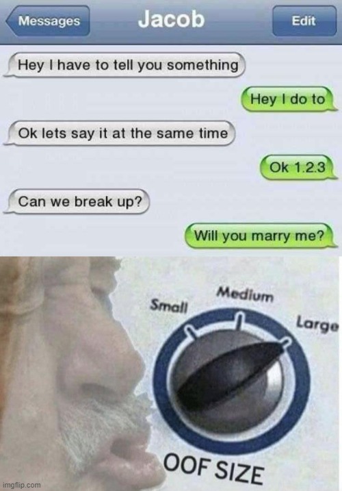 image tagged in oof size large | made w/ Imgflip meme maker
