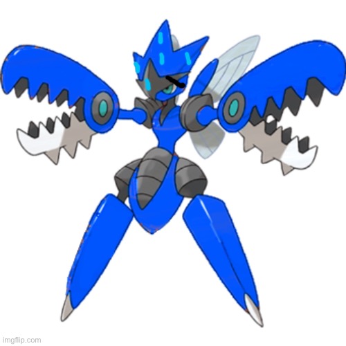 image tagged in mega blu the scizor | made w/ Imgflip meme maker
