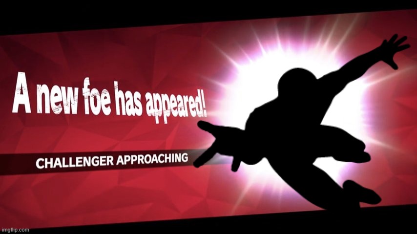 new template! | image tagged in challenger approaching,super smash bros,spider-man,marvel,marvel comics | made w/ Imgflip meme maker