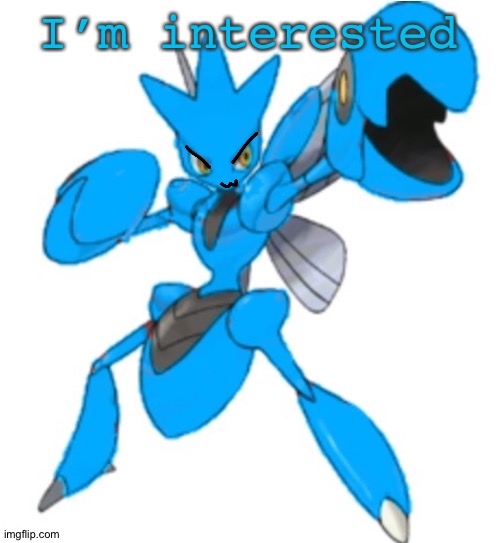 I’m interested | image tagged in smug blu | made w/ Imgflip meme maker