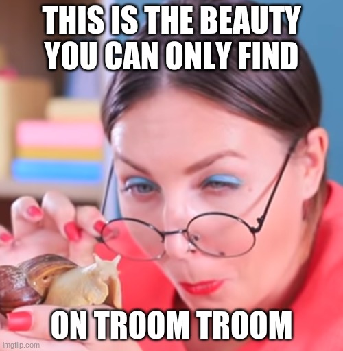 THIS IS THE BEAUTY YOU CAN ONLY FIND; ON TROOM TROOM | image tagged in wonder,magic,beauty,amazingness,troom troom | made w/ Imgflip meme maker