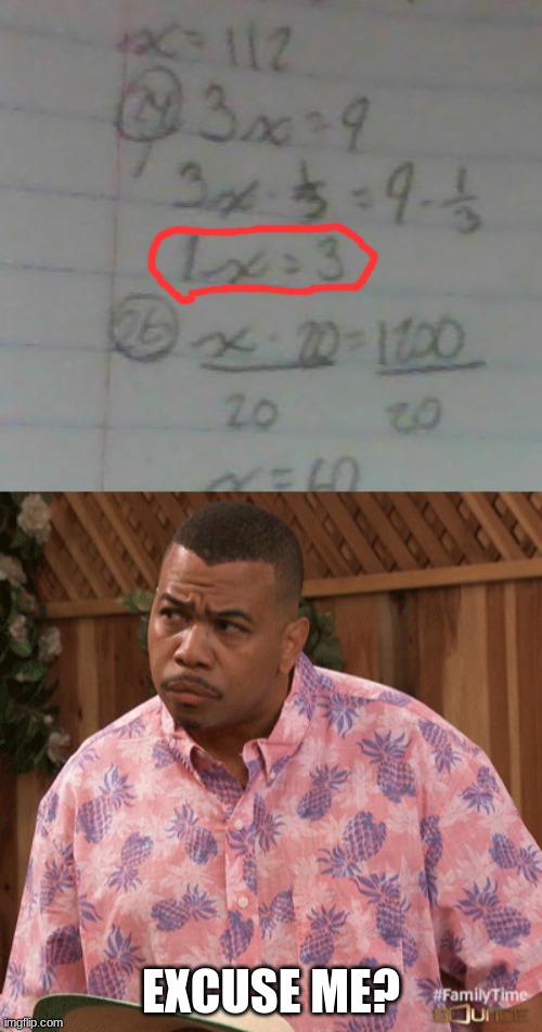 I Is Math Genius | EXCUSE ME? | image tagged in algebra,excuse me,math | made w/ Imgflip meme maker