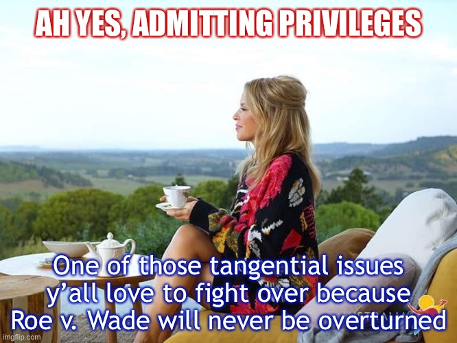 Self-explanatory | AH YES, ADMITTING PRIVILEGES; One of those tangential issues y’all love to fight over because Roe v. Wade will never be overturned | image tagged in kylie australia,pro choice,abortion,abortion is murder,pro life,politics | made w/ Imgflip meme maker