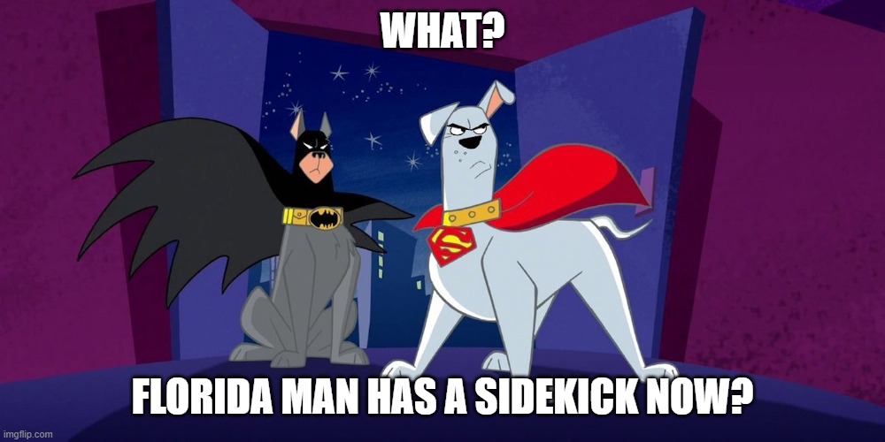 WHAT? FLORIDA MAN HAS A SIDEKICK NOW? | made w/ Imgflip meme maker