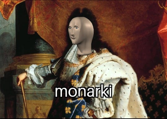 High Quality Monarki Blank Meme Template