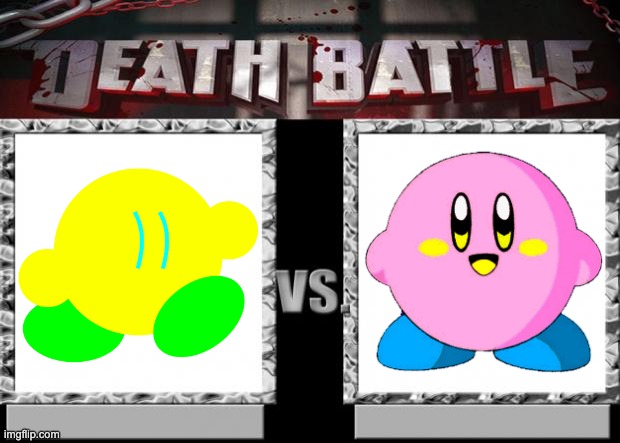 The Duel Of Kirbos | image tagged in death battle | made w/ Imgflip meme maker