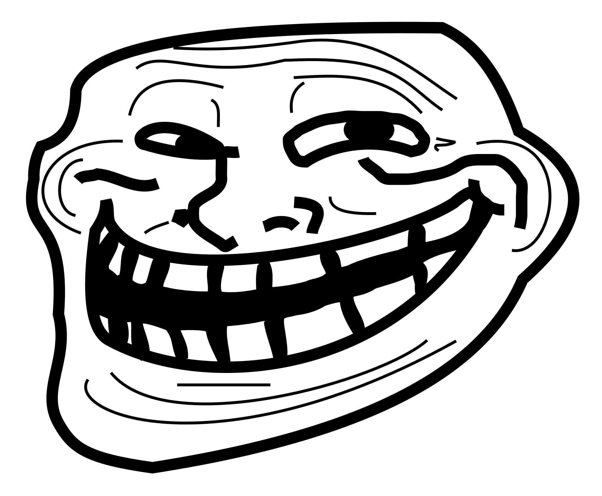 Blank colorful background troll face GIF - Imgflip