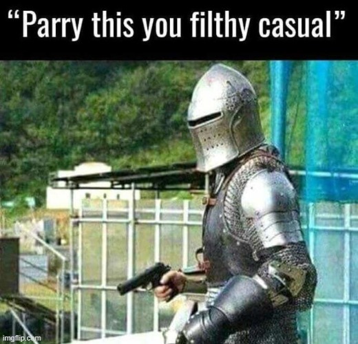 Parry this | image tagged in parry this | made w/ Imgflip meme maker