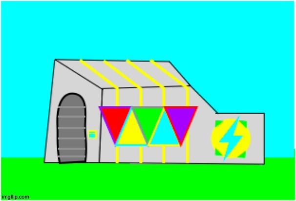 Prism base, Team Smashdown's HQ. It's a big, indestructable bunker with rooms for all the team members | made w/ Imgflip meme maker