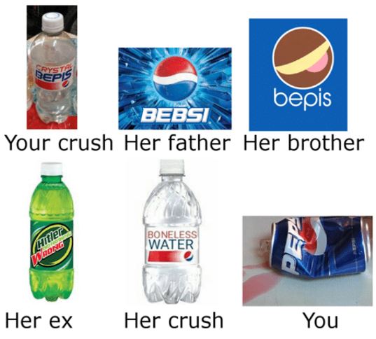 your crush Blank Meme Template