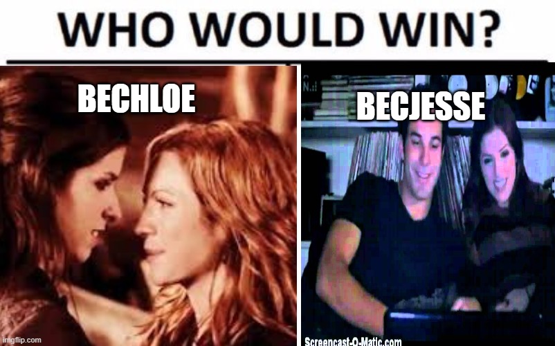BECJESSE; BECHLOE | image tagged in relationships | made w/ Imgflip meme maker