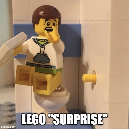 LEGO "SURPRISE" | made w/ Imgflip meme maker