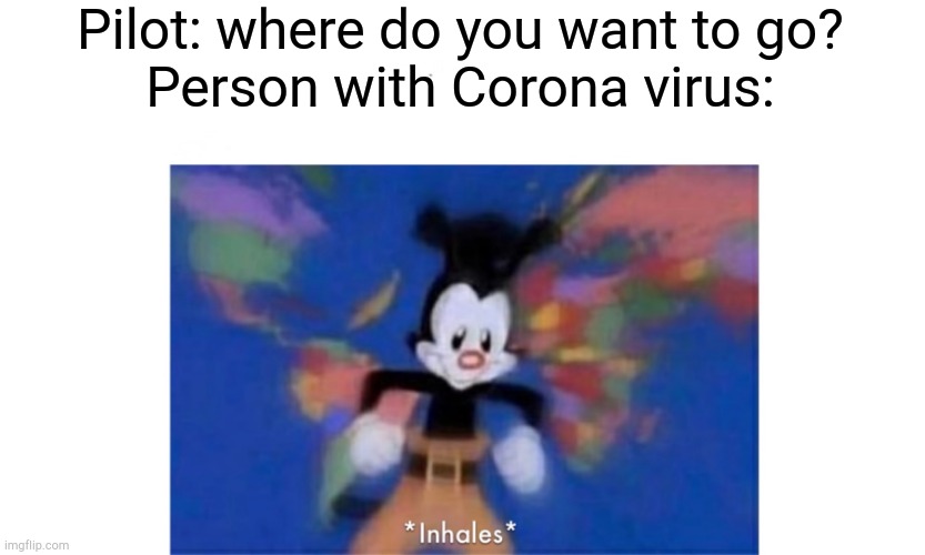 World occupied | Pilot: where do you want to go?
Person with Corona virus: | image tagged in world occupied | made w/ Imgflip meme maker