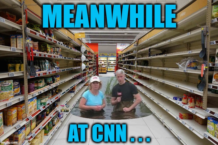 MEANWHILE; AT CNN . . . | image tagged in breaking cnn crisis | made w/ Imgflip meme maker