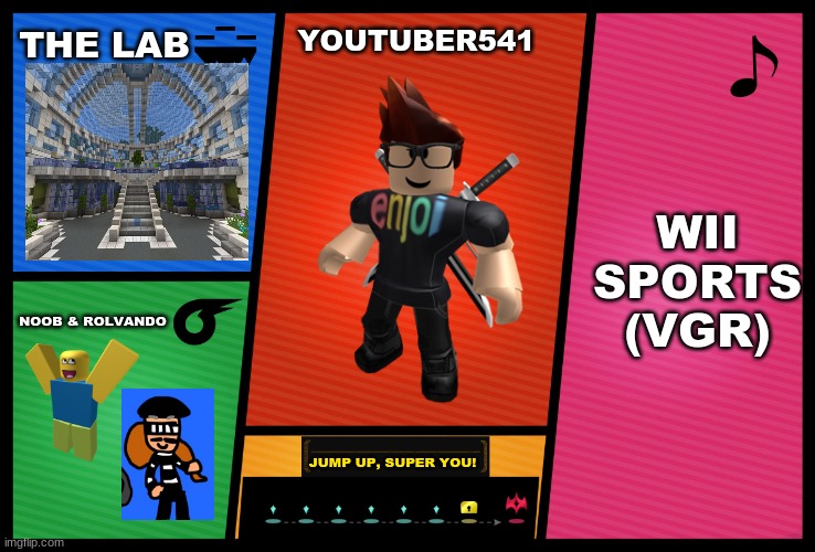 Smash Bros Ultimate Dlc Youtuber541 Me Imgflip - noob roblox profile picture
