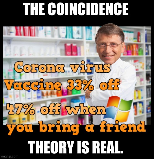 Coincidence Theory: Bill Gates | THE COINCIDENCE; THEORY IS REAL. | image tagged in coincidence theory,bill gates,33,47,conspiracy,gematria | made w/ Imgflip meme maker