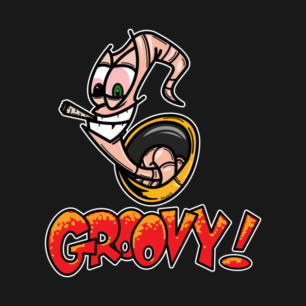 Earthworm Jim Groovy! Blank Meme Template