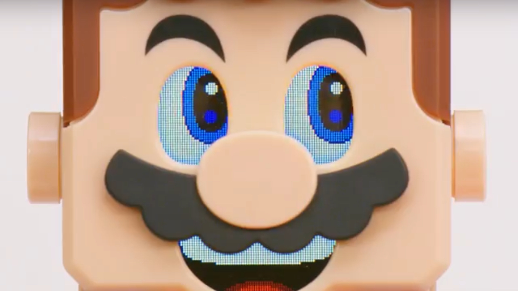 LEGO Mario curious Blank Meme Template