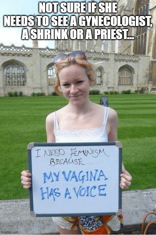 Image Tagged In I Need Feminism Because Imgflip