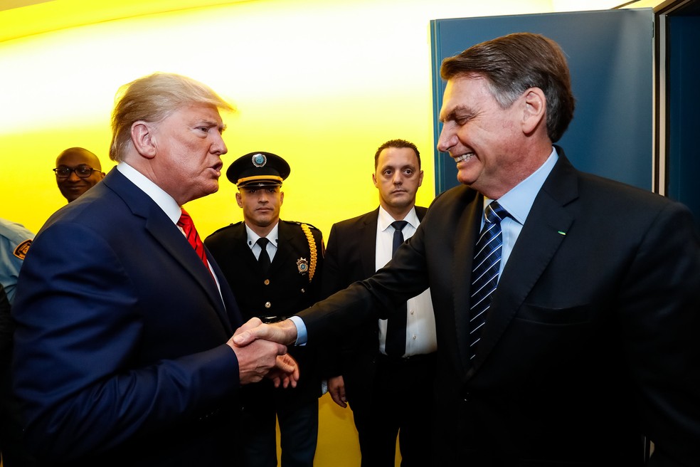 Trump and Bolsonaro Blank Meme Template