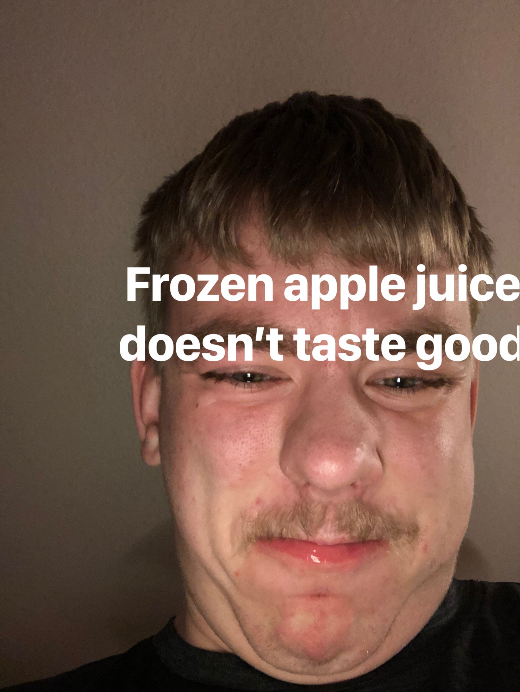 High Quality Apple juice gone bad Blank Meme Template
