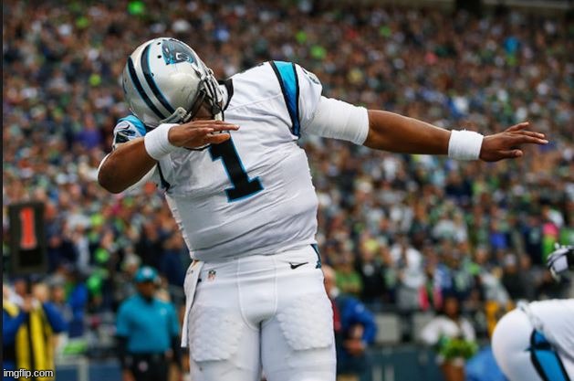 Cam Newton Dab | image tagged in cam newton dab | made w/ Imgflip meme maker