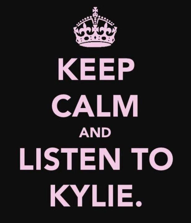 Keep calm and listen to Kylie Blank Meme Template