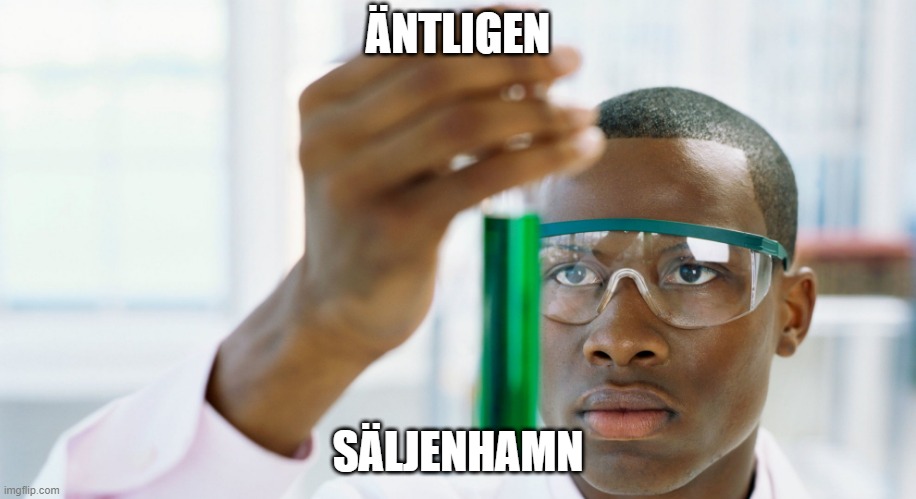 ÄNTLIGEN; SÄLJENHAMN | made w/ Imgflip meme maker