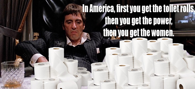 Toilet Roll Gangster | image tagged in coronavirus | made w/ Imgflip meme maker