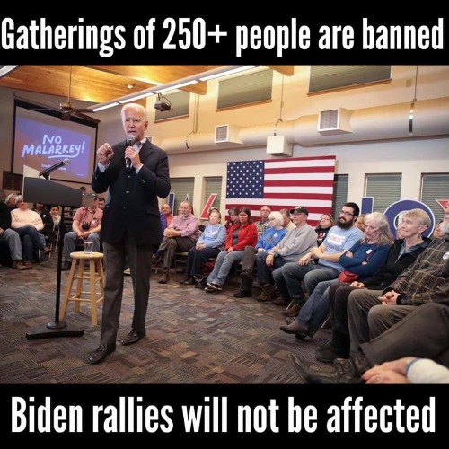 Gatherings of 250+ people banned: Biden Rallies will not be affected | image tagged in creepy joe biden,biden rallies,pedo joe biden,coronavirus,epidemic,pandemic | made w/ Imgflip meme maker