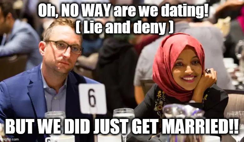 Oh, NO WAY are we dating! 
( Lie and deny ) BUT WE DID JUST GET MARRIED!! | made w/ Imgflip meme maker