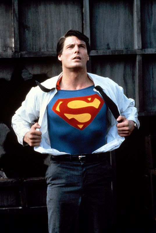 Clark Kent changes to Superman Blank Meme Template